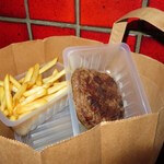 Commandes frites steak pain